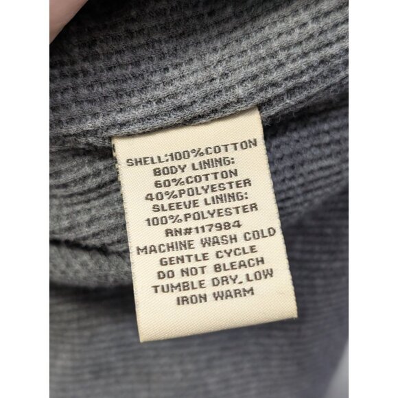 Dakota Grizzly Flannel Shirt Jacket Mens XL Brown Plaid Lined Snap Front Shacket - Picture 4 of 11